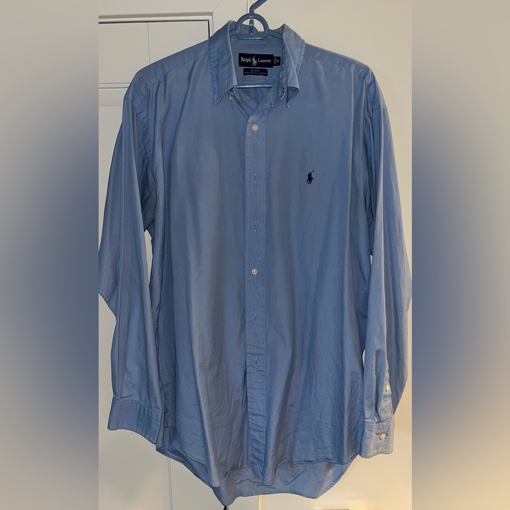 Ralph Lauren Blue Dress Shirt - M